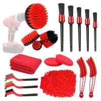 Wholesale Car Sponge Cleaning Tools Kit With Detailing Brush Set Auto Drill Set For Accessories
