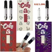 Wholesale TH205 Cake Atomizers Vape Pen Cartridges Packaging ml ml Ceramic Coil Carts Thread Thick Oil Wax Device Kits Vaporizer Empty Cartridge