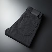 Wholesale Mens jeans for bikers Slim fit motorcycle biker denim men s fashionable pants QB9046