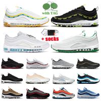 Wholesale mens running shoes womens Sean Wotherspoon MSCHF x INRI Jesus Triple White Reflective Bred men women sports sneakers size