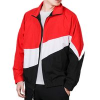 Wholesale Mens jackets Jersey hoodie sport windbreaker zipper running jacket M XL Asain size hip hop street fashion multiple colour outerwear coats football training suit