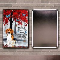 Wholesale Pet Love Beagle Dog Book Bath Shap Beer Coffee Rules Tin Metal Sign Home Pub Bar Decor Painting CM Size Dy222