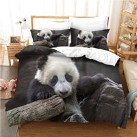 Wholesale Bedding Sets Pieces Animal Panda Set For Kids Adults Duvet Cover Single Queen King Bed Quilt Home Decor