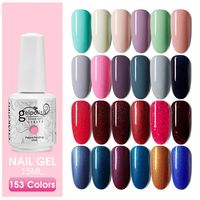 Wholesale ROHWXY ML Nail Gel Polish UV Hybrid Gel Nail Varnish Hot Sale Colors Gel Lacquer Soak Off Hybrid Painting For Home Use DIY