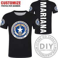 Wholesale NORTHERN MARIANA ISLANDS t shirt diy free custom made name number mnp t shirt nation flag mp country college print photo clothes X0602