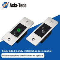 Wholesale RFID Reader Keyless Door Opener Metal Access Control scanner users Mini IP66 Waterproof Embedded Fingerprint reader