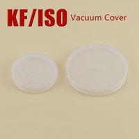 Wholesale 5PCS KF Vacuum Pipe Fittings Dust Cover Flange Protection Cap Valve Cover Lid PE Plastic Tube End Cover Shield Case for Flange