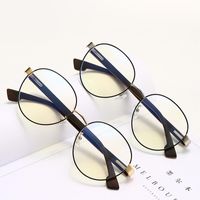 Wholesale Sunglasses Round Anti Blue Light Glasses Women Wooden Legs Computer Trends Office Blocking Gaming For Men Eyeglasses Frame