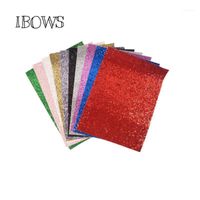 Wholesale Fabric pieces pack CM CM Glitter Material For Christmas DIY Hair Bow Chunky Leather Party Wedding Decoration1