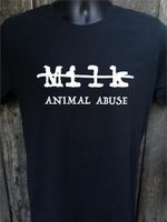 Wholesale Men s T Shirts Vegan T shirt Anti Dairy Free Vibes Motivating Positive Animal Lover Ladies Women Men Workout Bodybuilding Dance