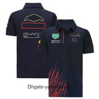 Wholesale Men s t Shirts F1 Formula One Racing Polo Suit Summer Shirt Mens Womens Casual Sports Short Sleeve Race Jersey Team Work Clothes Tshirts Same Style Customization Fjkv