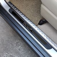 Wholesale For Fiat x Auto Styling Accessories Car Sticker Stainless Steel Door Sill Scuff Plate Door Sills Trim Protector