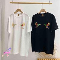 Wholesale HUMAN MADE T shirts High Quality Slub Cotton Color Little Flying Duck Pattern Oversize Men Women Human Made Trend Casual Tshirts