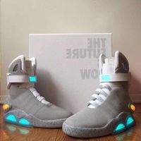 Wholesale Shoes Release Back Authentic Future Air Original Sneakers Mag Fashion Mens Trainers Sports the LED Lighting Outdoor Women With to Nrnx