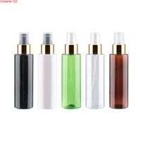 Wholesale 150ml X Gold Aluminum Spray Pump Perfume Bottles Empty Cosmetic Container For Freshener Personal Care DIY Colored PET Bottlehigh quatiy