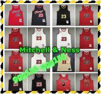 Wholesale Vintage Mens CHICAGOan Mitchell Ness Swingman Jersey Authentic Scottie Pippen Michael Stitched Retro Basketball Jerseys With Tags