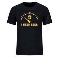 Wholesale Fuel Gauge I Need Beer T Shirt Men Summer Fashion Round Neck Selling Male Natural Cotton T Shirt Tops Tee