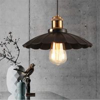 Wholesale Pendant Lamps Metal Umbrella Lights Rustic Retro Industrial Nordic Minimalist Lighting Fixture Light Kitchen Hanging