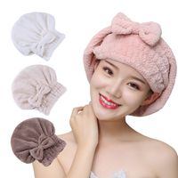 Wholesale Hair Headhand Ladies Hairs Accessories Water absorption Dry hair cap Bow DH