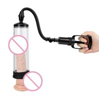 Wholesale Penis Extender Pump Enlargement Trainer Male Masturbator Vacuum Sex Toy For Men Adult Sexy Product