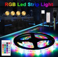 Wholesale RGB LED Strip Light DC V M M M M M Waterproof RGBW Strips Lights Flexible Ribbon Indoor Bedroom TV Backlight Lighting