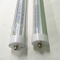 Wholesale T8 LED Tubes Lights V shaped ft LM W Single Pin FA8 R17D AC85 V LEDs SMD Fluorescent Bulbs Brightness Lamp mm Direct from Shenzhen China Factory