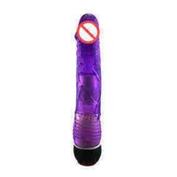 Wholesale NXY Dildos Crystal Big Jelly Transparent Large Penis Vibrator Adult Masturbation Sex Toys Product for Women