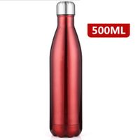 Wholesale Cola Shaped Water bottle Insulated Double Wall Vacuum Heath safety BPA Free Stainless Steel high luminance Thermos bottle ML H0537