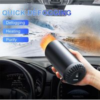 Wholesale Party Favor Car Warm Air Blower V Heater For Window Fan Windshield Defogging Demister Defroster Glass Cleaning Accessories