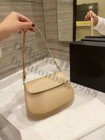 Wholesale Smooth Patent Leather Hobos Shoulder Armpit Hand Bags For Young Women Lady Fashion Brand Small Portable Handbags Crossbody Bag Brown Grey One Side Handbag