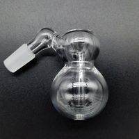 Wholesale Bong Glass Ash Catcher Bowl Bubbler For Tornado Hookah Two Joint Size mm mm Gourd Shape Percolator Downstem With Fixed Tube Oil Dab Rig Water Pipe