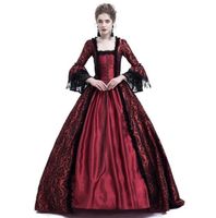 Wholesale Theme Costume High Quality Lace Long Sexy Party Halloween Costume Women Cosplay Medieval Palace Princess Dress Adults Vintage evening gown