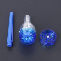 Wholesale Smoking Pipes PC Plastic Grinder With Paper Cone Roller Filler Funnel Tool Machine