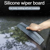 Wholesale 1pcs ABS Blue Car Silicone Water Wiper Cleaner Scraper Blade Squeegee Car Vehicle Windshield Window Washing home Glass Clean