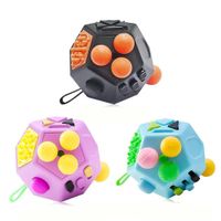 Wholesale Multiple colors Sided Decompression Toy Cube Adult Finger Relieve Stress Anxiety Anti stress Dice