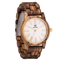 Wholesale Wristwatches Luxury Wooden Watch Men And Women Wood Casual Quartz Wristwatch Black Sandal Acacia Olive Relogio Masculino Reloj Femenino