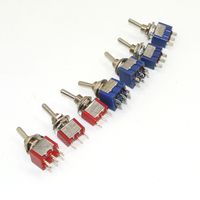 Wholesale 5pcs toggle mini switches position latching switch mts off on spdt dpdt
