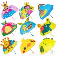 Wholesale Cute Cartoon Kids Animation Creative Long Handled D Ear Modeling Children s Umbrella For Boys Girls K Sunshade