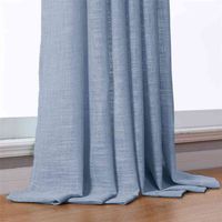 Wholesale Japan Solid Tulle Curtain for Living Room The Bedroom Kitchen Tulle Curtain for Window Voile Curtain Sheer Windows Drape door