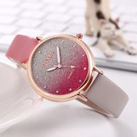 Wholesale Wristwatches Fashion High Quality Watches Top Brand Womens Ladies Simple Geneva Faux Leather Analog Quartz Wrist Watch Clock Saat Gift