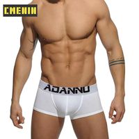 Wholesale Underpants Low Waist Cotton Sexy Gay Man s Underwear Boxer Homme Brand Men s Men Boxers Gift AD125