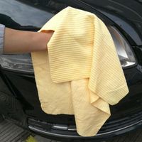 Discount car wash accessories Car Sponge Cleaning Cloth Thicken Soft PVA 66x43cm Auto Polishing Drying Wash Towel Absorbent Accessories For Automobile