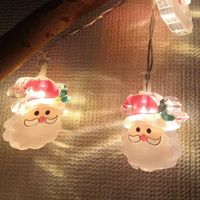 Wholesale Strings Christmas LED String Lights Santa Claus Light Cute Creative Tree For Indoor Kid Bedroom Holiday Wall Decors Fashion Luces