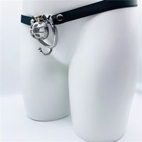 Wholesale Stainless Steel Ring Sex Small Cock Cage Male Chastity Devices Belt Penis Plug BDSM Adult Game Erotic Toys For Man
