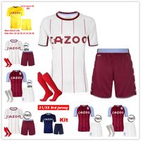 Wholesale 21 Aston Soccer Jerseys BUENDIA INGS BUENDíA WATKINS WESLEY Villa Home Away Third Football Shirts EL GHAZI McGINN TREZEGUET Men Kids Kits Uniforms Custom Made