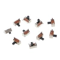 Wholesale Smart Home Control D55F Toggle Vertical Slide Switch P2T Pin mm Shank For PCB Mount SK12D07 VG4