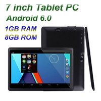Wholesale 7 inch Tablet PC GB ROM A33 Quad Core Allwinner Android Capacitive GHz GB RAM WIFI Bluetooth Dual Camera Flashlight Q88