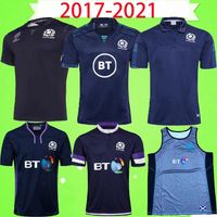 Wholesale Mens Scotland RUGBY LEAGUE JERSEY vintage national team rugby BLUE League shirt retro POLO T shirt MEN S Word Cup Factory Outlet