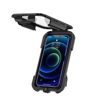 Wholesale Cell Phone Mounts Holders Waterproof Case Bike Motorcycle Handlebar Rear View Mirror To quot Cellphone Mount Bag Motorbike Scooter Stand