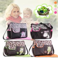 Wholesale Cosmetic Bags Cases Baby Nappy Changing Bag Diaper Mat Pad Mummy Handbag Set Waterproof One Shoulder For Change With Travel